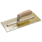 Kraft Tools 12" X 5" Golden Stainless Steel Trowel With Camel Back Wood Handle. Fixed Price $69.99.