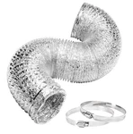 Ipower 4" 8 Feet Inch Non-insulated Aluminum Air Ventilation Ducting Hose. Fixed Price $12.99.