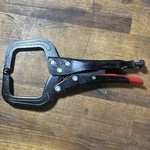 Stanley Proto 265XL 6-8/11" Locking Mini C-clamp Pliers Black Epoxy. Fixed Price $18.99.