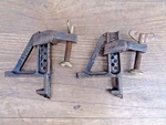 Vintage Stanley No. 203 Bench Bracket Vise - Set Of Clamps. Fixed Price $150.00.