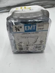 (jar Of 150) Halex Steel Emt Drive Strap 61402B 3/4" Contractor Clear Pack E840. Fixed Price $28.37.