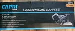 Capri Tools Locking Welding Clamp, 3-PIECE Set, Silver New Box. Fixed Price $45.00.