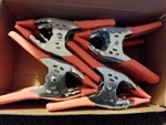 Lot Of 12 - 6" Inch Clamp Large Heavy Duty Spring Metal 2.5 Jaw Opening. Fixed Price $10.00.