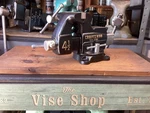 Restored Vintage Craftsman Bench Vise 4 1/2 Jaw 27 Lbs. Fixed Price $250.00.