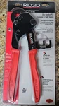 Ridgid 43853 Astm F1807 Close Quarters Manual Pex Crimper For 1/2" Tubing. Fixed Price $185.00.
