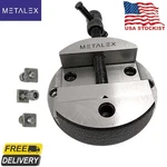 New Round Vise 80MM Vice For 3" & 4" Rotary Milling Table Supplied With Tee Nuts. Fixed Price $39.44.