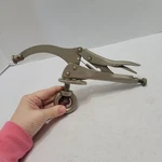 Pro Series 9" Drill Press Locking Clamp Vise Grip Pliers Heavy Duty Inch. Fixed Price $17.50.