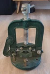 Vintage Cast Iron No. 3-H Pipe Vise Clamp Erie Tool Green Big *cq. Fixed Price $49.99.