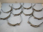 5897 Lot (10) Voss ST1290 Loop Clamp Stainless Steel New Free Shipping Usa. Fixed Price $49.99.