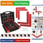 90 Degree Corner Clamp, Aluminum Alloy 4 Pack 5.5"X Positioning Squares .... Fixed Price $78.09.