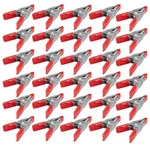 Wideskall 2" Inch Mini Metal Spring Clamps W/red Rubber Tips Clips (pack. Fixed Price $15.99.