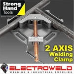 Strong Hand Welding Angle Clamps 2 Axis Fixture Vises 10KG Magnetic Block, WAC45. Fixed Price $318.92.