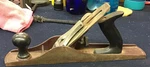 Vtg Stanley G12-205 25 Degree Angle Planer Made In England Burgundy (B23). Fixed Price $45.00.