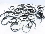 (qty 50) Vinyl Coated Metal Cushion P-clamp Wire Cable Clamping Dia. 3. Fixed Price $74.99.
