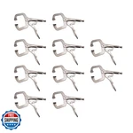 Hfs 11-INCH Swivel Pad Locking C-clamp Pliers 10 Pcs Heavy-duty. Fixed Price $134.98.