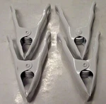 Pony 3201SWHTH 1" White Powder Coated Spring Clamps 1/2 Tension 4PCS Usa. Fixed Price $8.00.