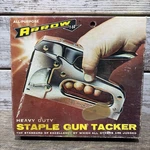 Vintage Arrow Heavy Duty Hand Staple Gun Tacker Model T-50 With Original Box. Fixed Price $23.00.