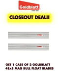 Case Of 2 Goldblatt G06184 Bull Float Blades. Fixed Price $150.00.
