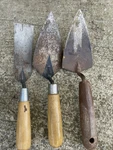 Vintage Lot 3 Trowels 1 Marshalltown, 2 Unmarked Roofing Tile Construction. Fixed Price $19.95.
