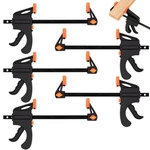 5-PACK Bar Clamps For 4 Inch One-handed Black. Fixed Price $14.75.