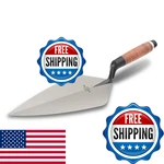 Marshalltown London Brick Trowel, 12 X 5 3/4 Inch Masonry Tool, Leather Handle,. Fixed Price $111.11.