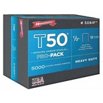 Arrow Fastener 508IP Heavy Duty Staples, T50, 18 Ga, Flat Crown, 1/2 In Leg L,. Fixed Price $13.19.