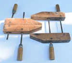 Craftsman 11" Vice Clamp Paralell Jaw Hand Screw Woodworking Tool 2PCS Lot. Fixed Price $47.00.