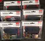 Lot Of 6 Bessey 15' Ratchet Tie Down Strap Includes Four 90 Corner Brackets New. Fixed Price $34.99.