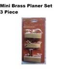 3" Mini Brass Bullnose Scraper Block Plane Wood Working Craft Planar Tool Set. Fixed Price $34.95.