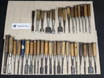 Japanese Chisel Nomi Carpenter Tool Set Of 36 Hand Wood Working. Fixed Price $280.00.
