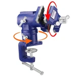 Workpro Dual Jaws Table Vise 2.5" & 1.5", Industrial Blue Metallic Silver. Fixed Price $82.70.