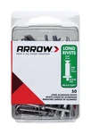 Arrow Fastener RLA3/16IP Aluminum 50 Ct. Long Rivet Dia. X 1/2 In.. Fixed Price $8.34.