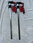 Pair Of Bessey 24 Capacity Bar Clamp Composite Plastic Handle 3 1/2 Throat. Fixed Price $50.00.