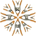 Wellmax Spring Clamps Set 16PCS Heavy Duty Metal With Nickel-plated.... Fixed Price $19.97.
