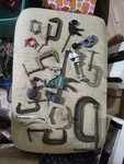 Lot Of Clamps Mixed Sizes Brands Styles Used Some Vintage See Photos. Fixed Price $67.50.