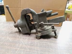 Vtg Eclipse V6-V7 Swivel Mount Bench Vise Pipe Clamps & Nuts-bolts Original. Fixed Price $69.99.