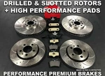 For Bmw Series 325I E93 Front Rear Drilled Grooved Brake Discs &brembo Pads. Fixed Price $435.51.