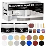 Tile & Granite Repair Kit For Porcelain, Quartz Marble - Fix Chips, Cracks, De. Fixed Price $39.99.