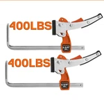 Jorgensen 6-5/8" Ratcheting Table Clamp 2PC Quick Release Track Saw 400LBS. Fixed Price $39.99.