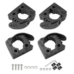 4 Pcs For 1-1/3" 1-3/5" Quick Release Rubber Clamps Mounting Tools Equipment. Fixed Price $21.92.