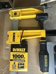 Dewalt F Clamp Bar Throat 1000 Lb Heavy Duty DWHT83847 New 2 Pieces. Fixed Price $75.00.