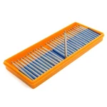 30 Pcs Diamond Grinding Head 1-3MM Round Ball Bits Carving Burrs Shank 3/32". Fixed Price $13.99.