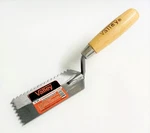 Valley 5" X 2" V-notched Margin Trowel With Hardwood Handle, TRWM-052V. Fixed Price $10.99.