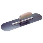 Kraft Tool Co 18 In. X 5 Blue Steel Pool Trowel With Wood Handle On Short. Fixed Price $32.99.