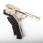 19" Long Steel Chain Link Grip Pipe Wrench Plumbing Tool Hand Vice Vise Clamp. Fixed Price $35.19.