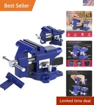 Heavy Duty Bench Vise 4.5 Inch: Table Clamp Woodworking Vice Press Drill Tool.... Fixed Price $59.53.
