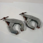 2X Kant-twist 4.5" Deep C-clamp 415 Welding Clamps 4-1/2D Made Usa. Fixed Price $45.67.