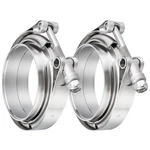 Vitonsbay 3.0 Inch Band Clamp Coupling With Flange Female Stainless Steel. Fixed Price $94.87.
