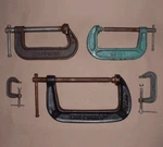 Vintage Craftsman C-clamps Made Usa (select One Option). Fixed Price $12.00.