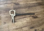 Peterson Dewitt Vise-grip 318S Locking Bar Clamp Swivel Pad Pliers Usa Free Ship. Fixed Price $110.00.